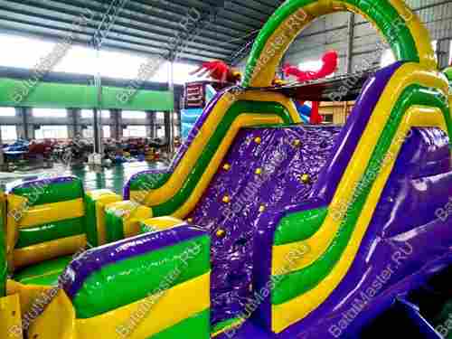 Надувной батут "Длинная полоса препятствий" 29*4*5 м