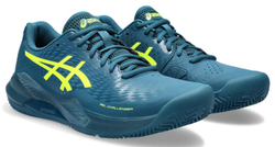 Теннисные кроссовки Asics Gel-Challenger 14 Clay - restful teal/safety yellow