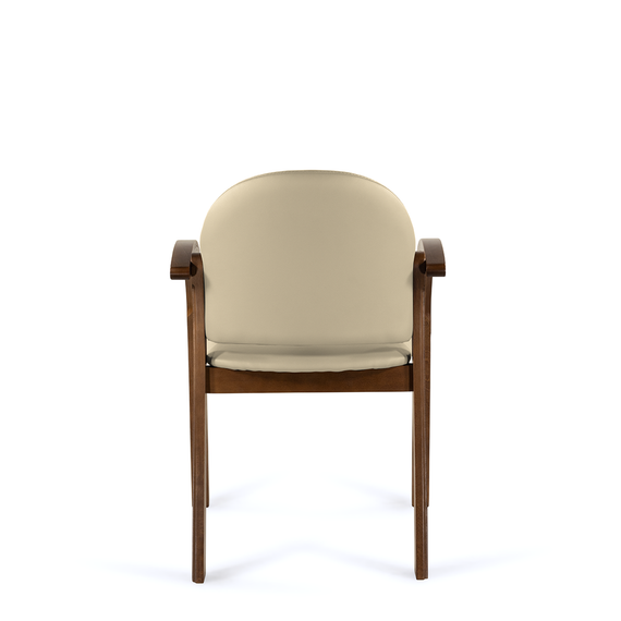 Стул Джуно D8 (темный орех) S-0428 (бежевый)