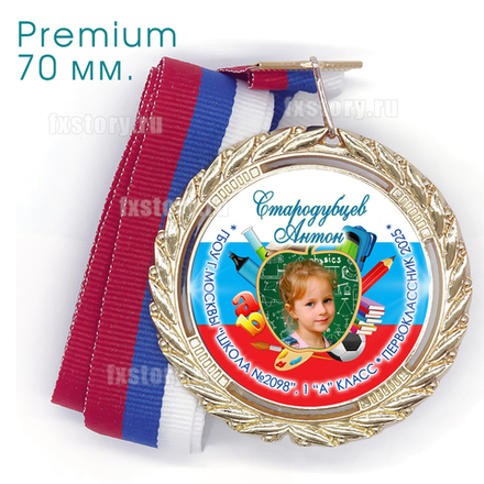Медаль PREMIUM 70 мм. (F14). С фото.