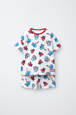 ZARA ПИЖАМА «КАПИТАН АМЕРИКА» © MARVEL, БЕЛЫЙ