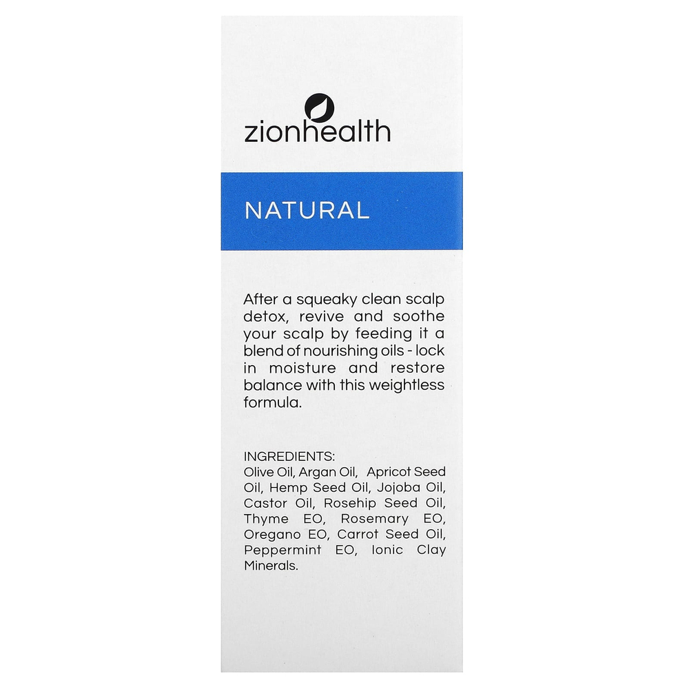 Zion Health, Питательная сыворотка для кожи головы, 30 мл (1 жидк. унц.)