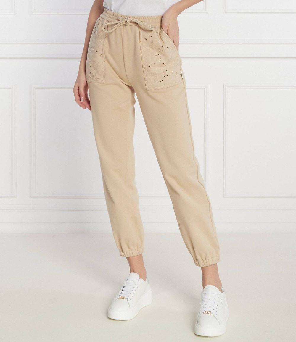 Спортивные штаны Twinset U&amp;B - бежевый(241LL2JHH)
