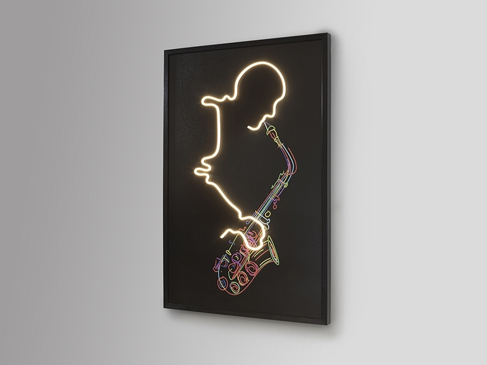 Saxofon Светодиодная картина LED 80X120