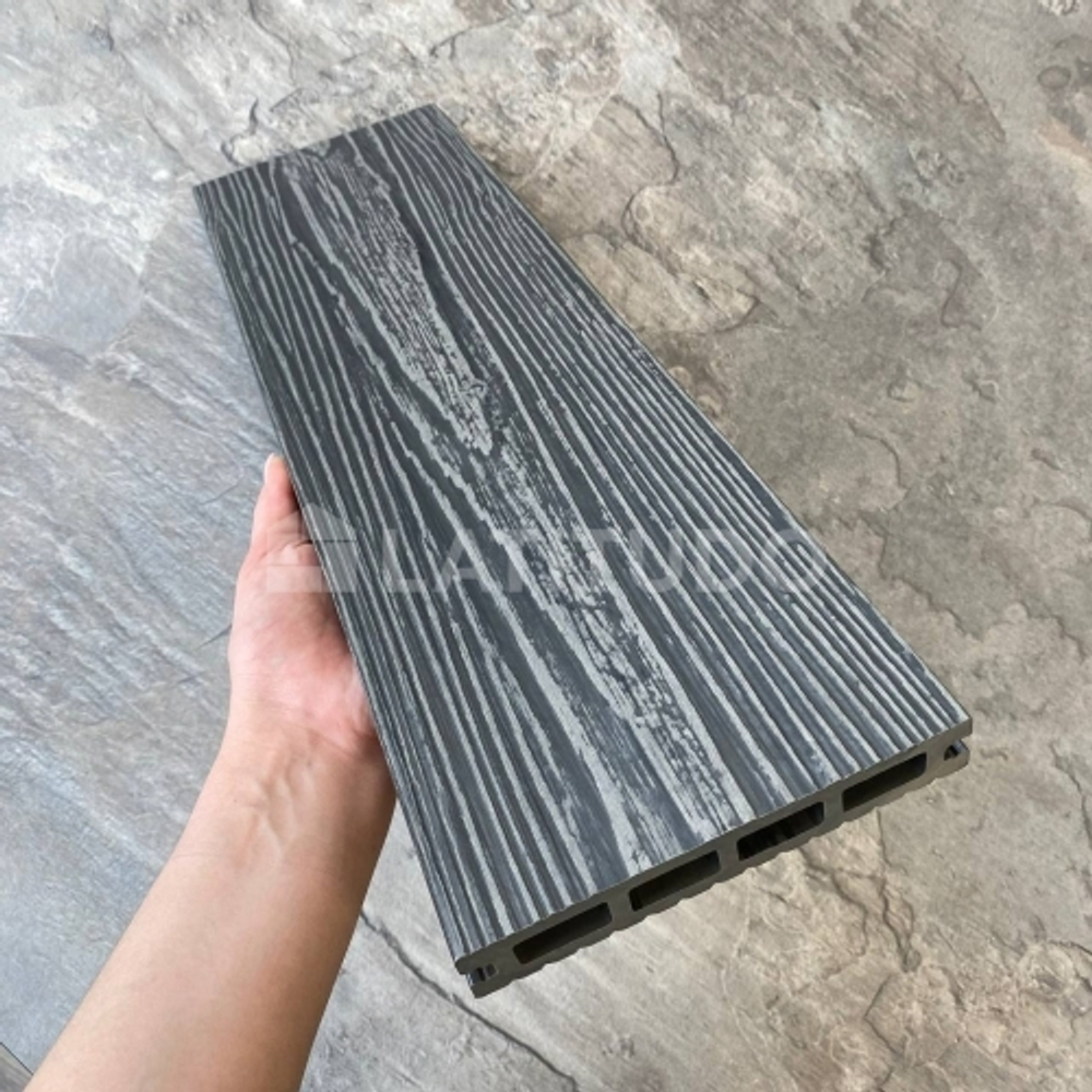 Террасная доска EasyDecking Wood-X 146х23х3010 Серый Микс
