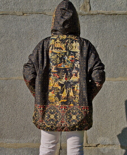 Куртка "Китайский гротеск", по мотивам шпалеры фламандского мастера Judocus de Vos