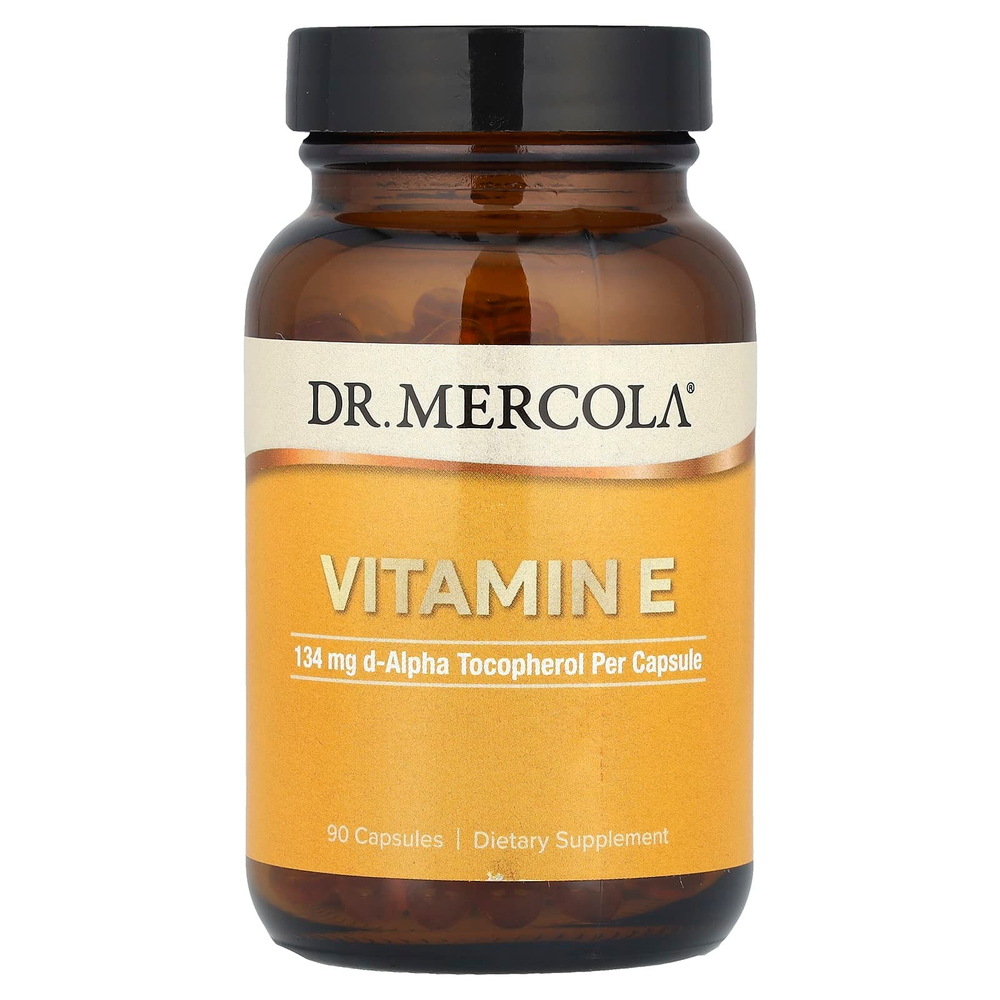 Dr. Mercola, витамин E, 134 мг, 90 капсул