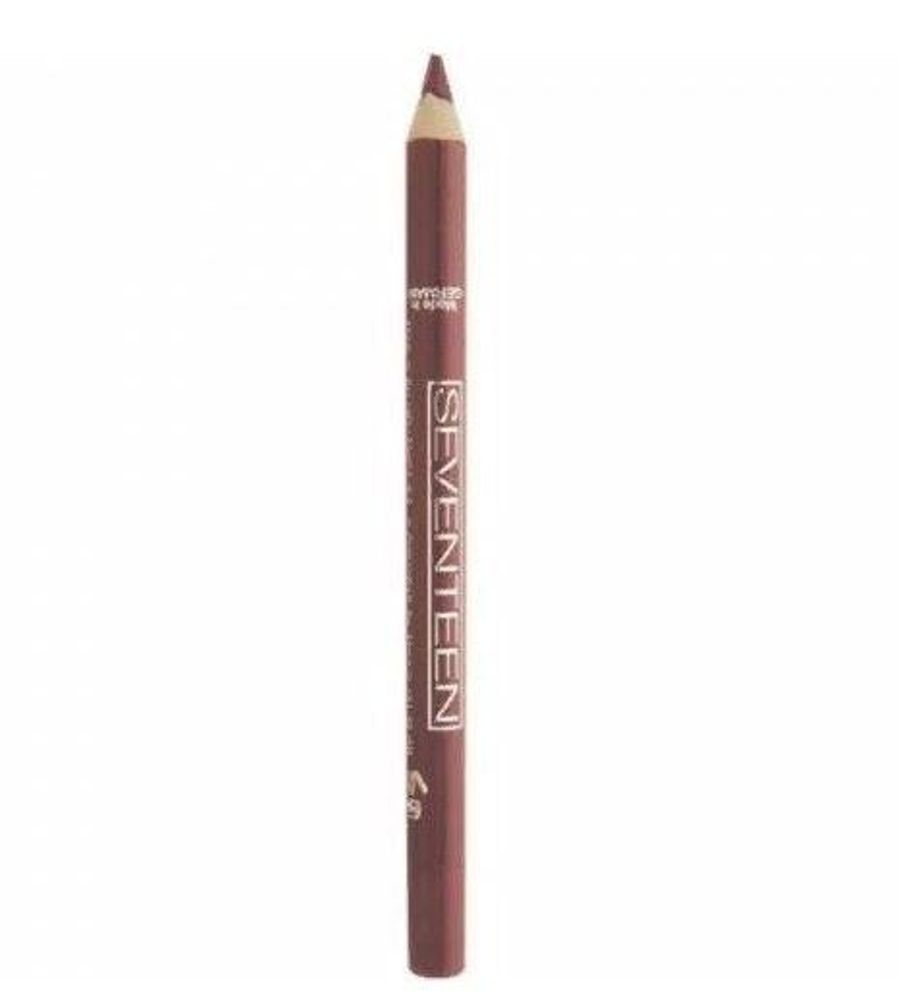 Seventeen Карандаш для губ Super Smooth W/P Lip Liner, с витамином Е, водостойкий, тон №2, Розовый, 1 гр