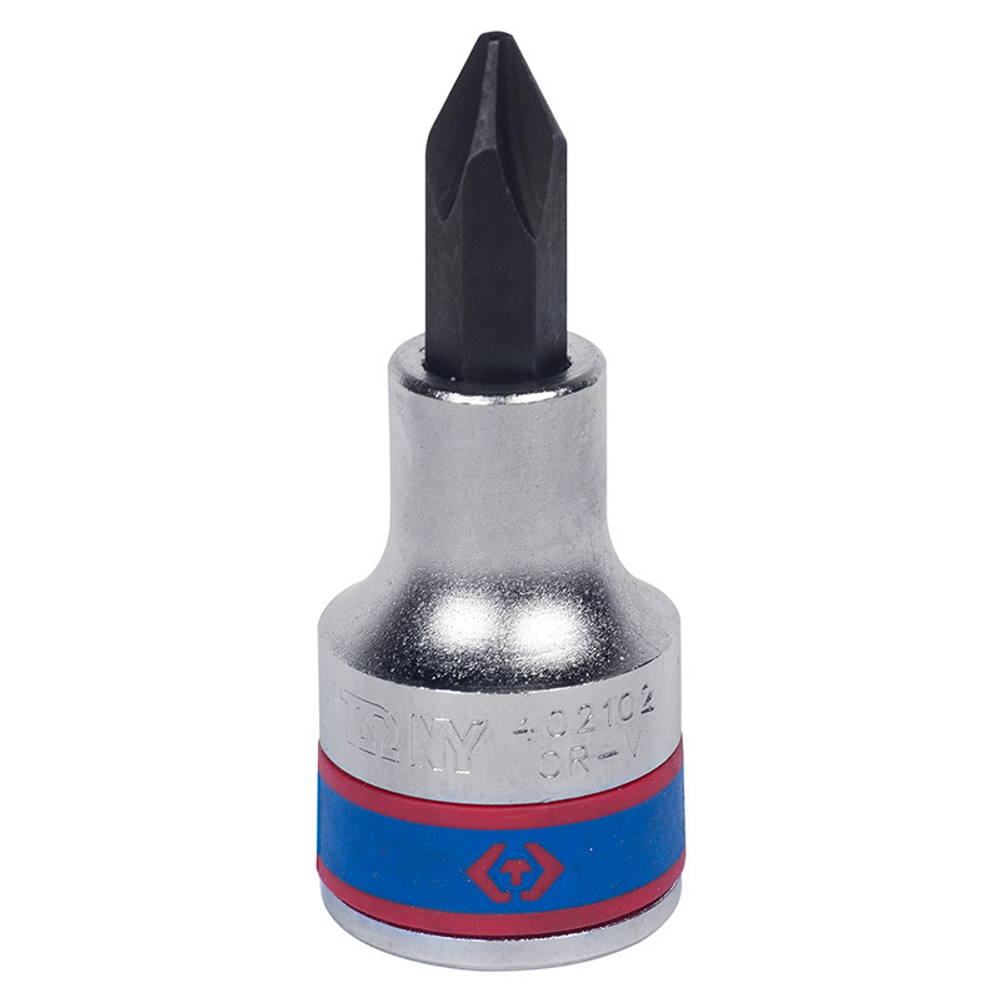 KING TONY (402102) Насадка (бита) торцевая 1/2", L = 60 мм, Phillips, PH2