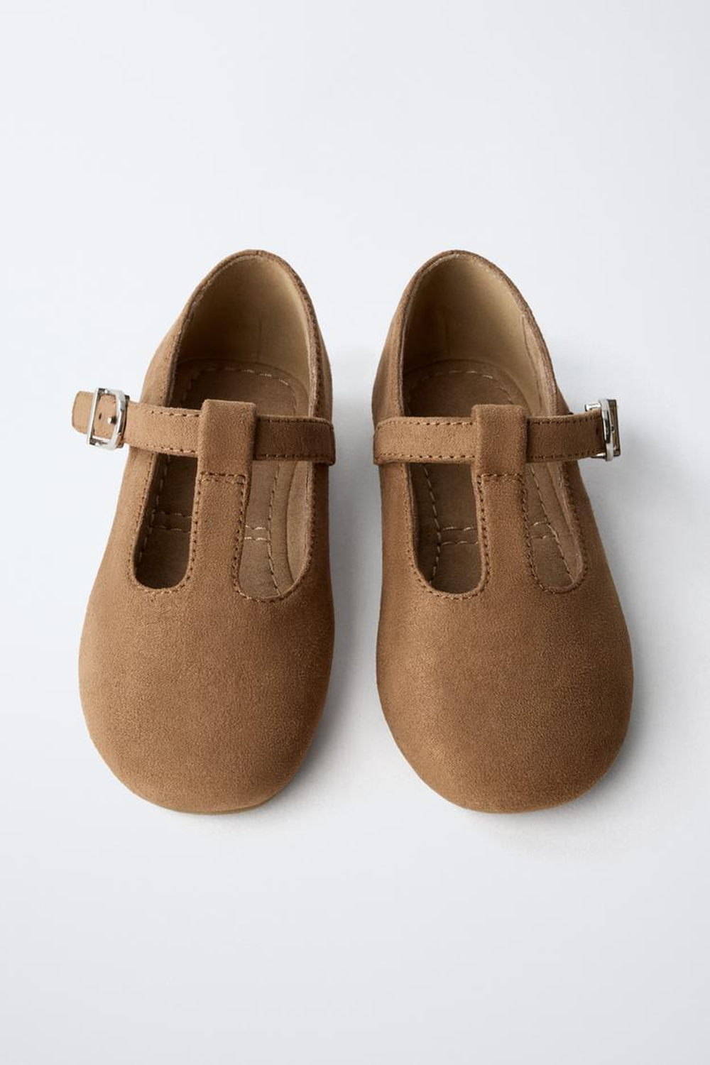 ZARA БАЛЕТКИ, КОРИЧНЕВЫЙ