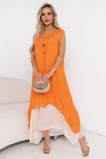 Платье Велла (коррал) Р11-1171 Nikol (Акция)