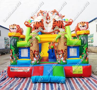 Коммерческий батут «Тигриная страна 2», 8*4*5 м
