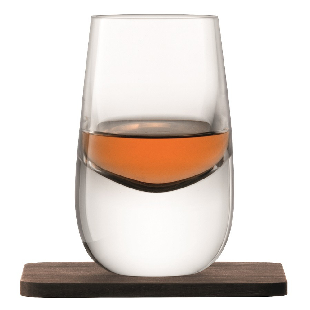 Набор стопок на подставках whisky, 80 мл, 2 шт.