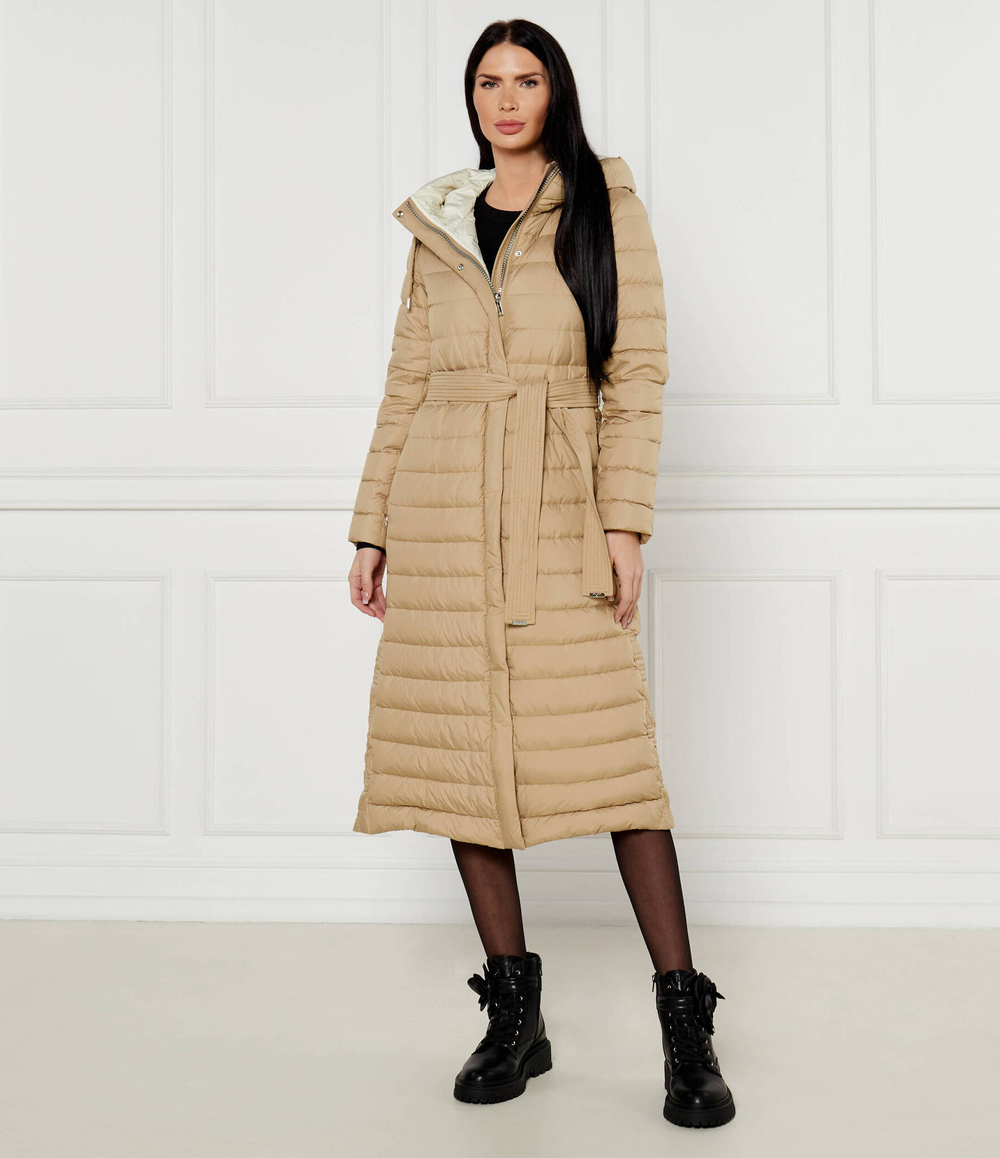 Пуховое пальто Diego M - бежевый(Z803 0TL)