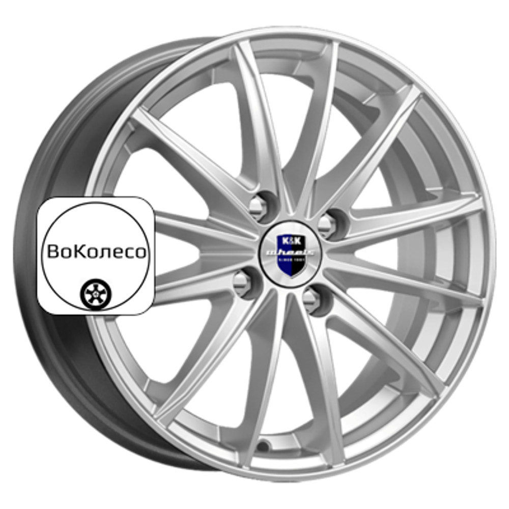 6x15/4x100 ET46 D54,1 Пойнт Бланк-оригинал (KC884) Сильвер SK K&K