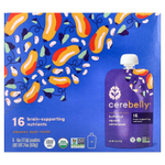 Cerebelly, Органическое детское пюре, мускатная тыква и белая фасоль, 6 пакетиков по 113 г (4 унции)