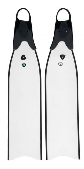 Ласты C4 Carbon Sportech Rubber FBG стеклопластик белый