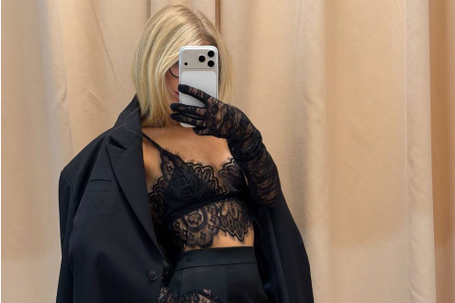 Топ из кружева