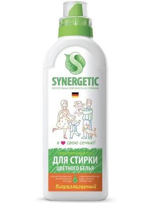 Гель для стирки Synergetic для Цветного белья 750 мл