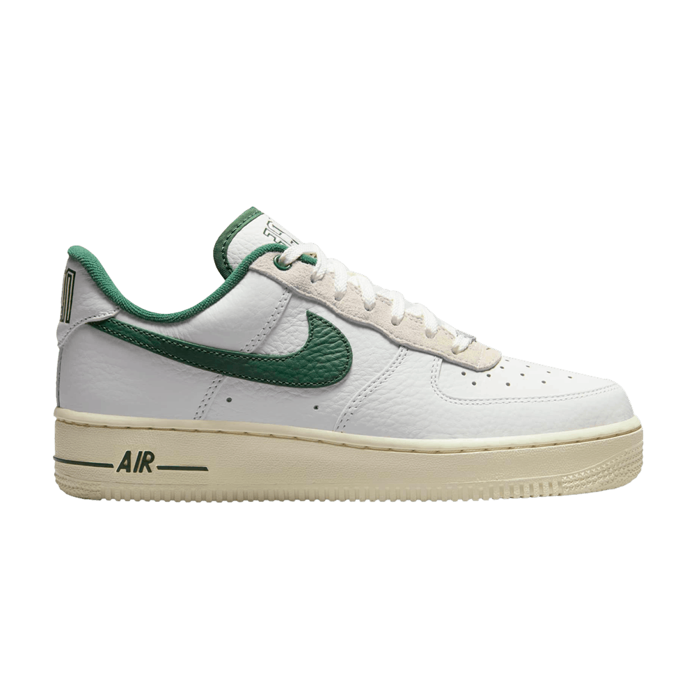 Кроссовки Nike Air Force 1 Low "Summit White And Gorge Green" (Женская размерная сетка)
