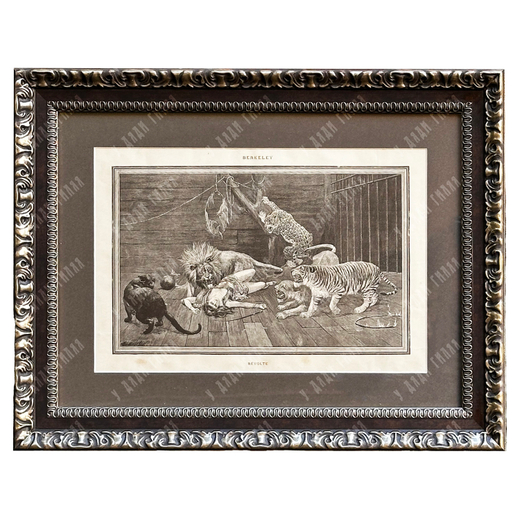 Гравюра "Бунт" по оригиналу Стэнли Беркли. Великобритания, 1880-е гг.