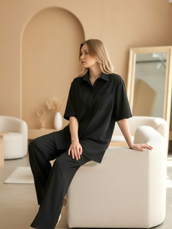 Рубашка прямая свободная для парикмахера