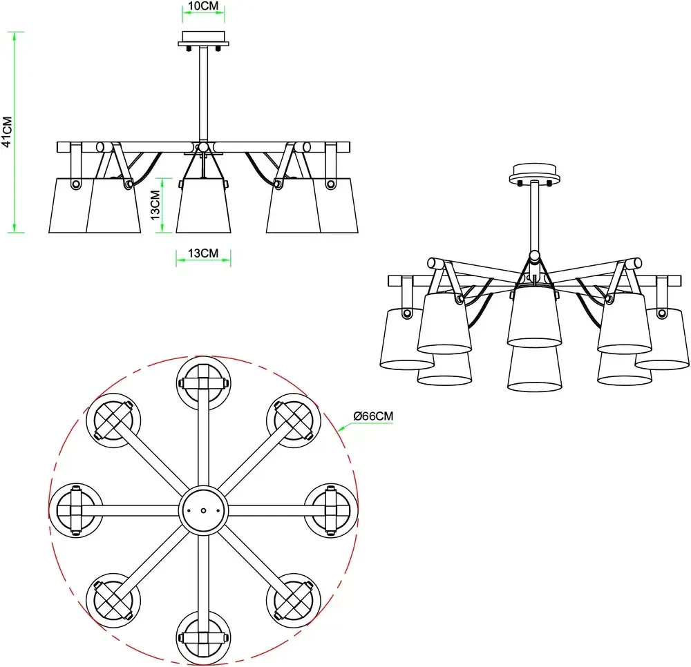 Потолочная люстра Arte Lamp