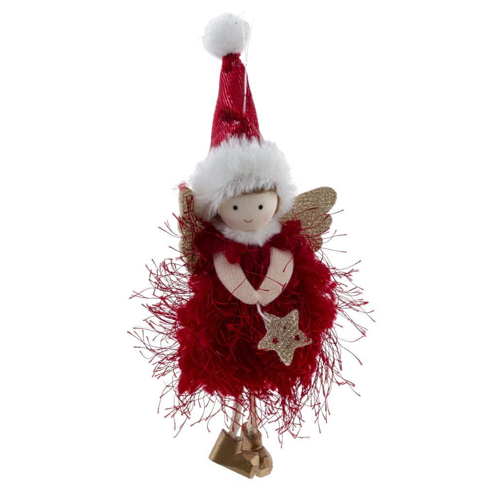 GAEM Изделие декоративное подвесное "Девочка-ангел", L7 W4 H20 см, 3в.