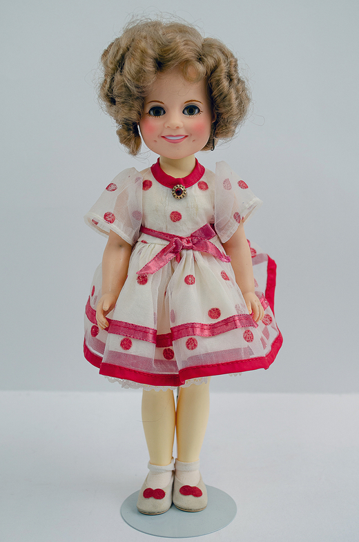 Винтажная кукла Шерли Темпел. Vintage Shirley Temple Doll - Ideal - Red Polka Dot Dress - 12"
