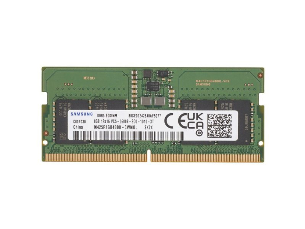 Оперативная память Samsung M425R1GB4BB0-CWM, DDR5 1х 8ГБ 5600 МГц, SODIMM, OEM
