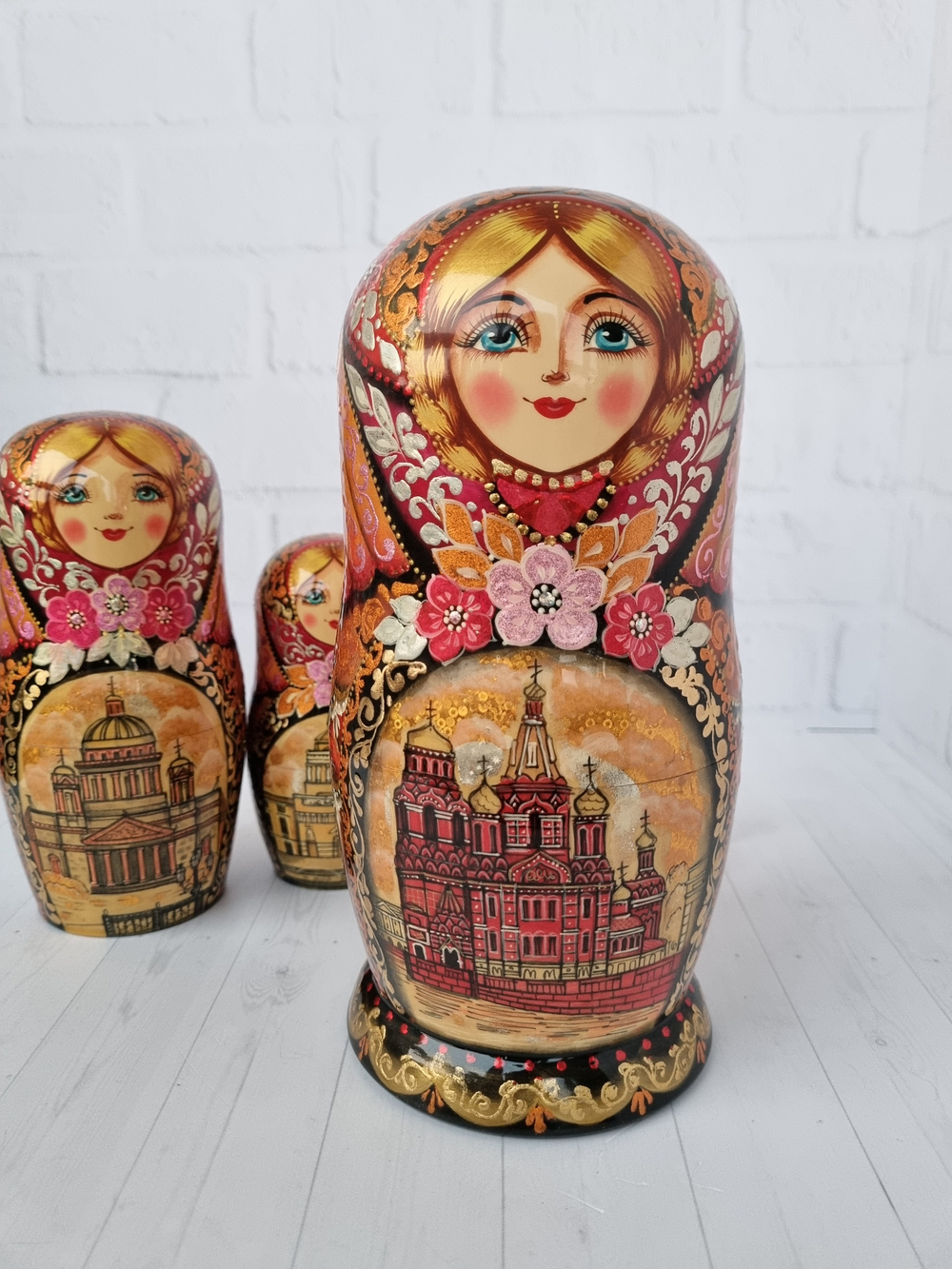 Матрешка "с видами города"  7мест