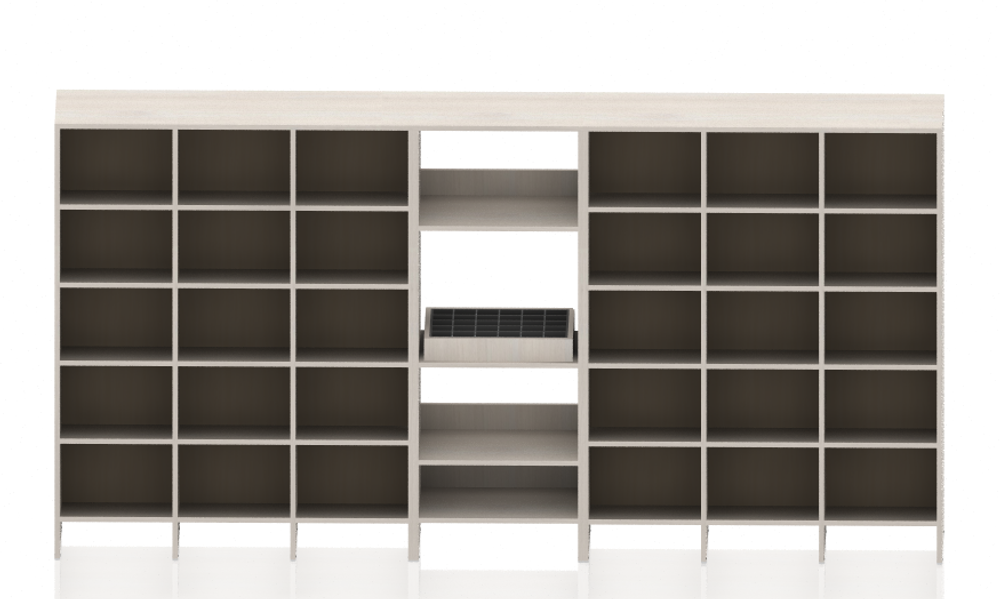 Стеллаж для хранения телефонов и рюкзаков 30 коллекции Поколение А