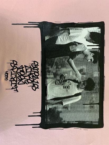 Футболка HOOK «Детки» оверсайз розовый