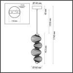 5095/17L ODL Подвес LED 17Вт 4000К 220В IP20 L-VISION