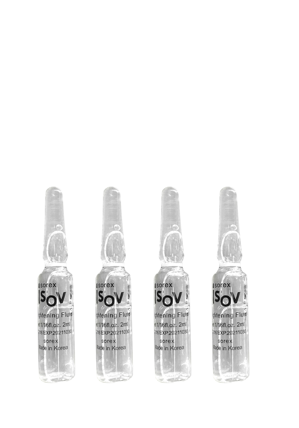 Isov Sorex Brightening Booster Ampoule Сет сывороток для сияния кожи