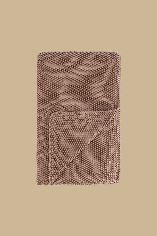 Плед из стираного хлопка, 130x180 см / Tkano