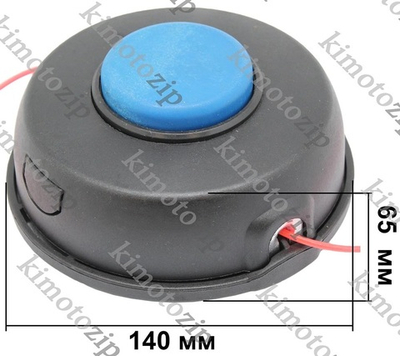 Барабан лески б/к г:М12-1.75л (D:140-мм, Husqvarna T45, ВК, а: 5784468-01) [Kimoto]