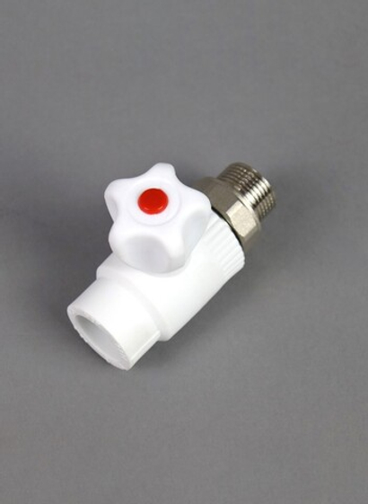 ViEiR Кран шаровой PPR для радиатора ПРЯМОЙ Ø-25х3/4" (VER254S)