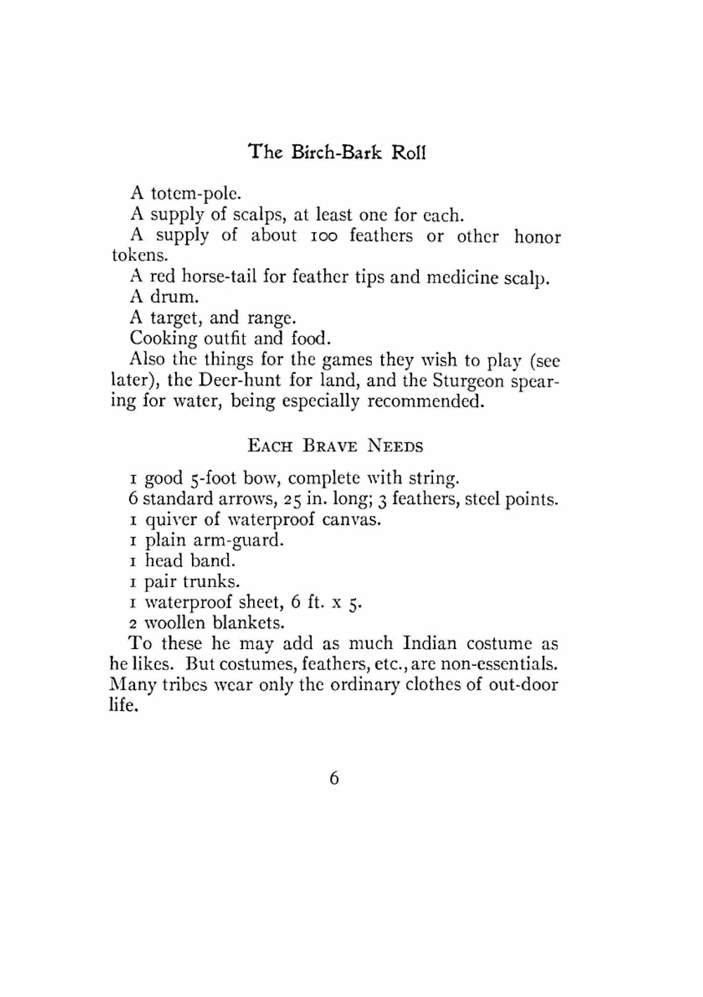 The birch-bark roll of the Woodcraft Indians | E.T. Seton