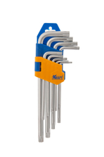 Ключи имбусовые длинные, 9шт Torx Kraft
