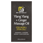 M3 Naturals, Иланг-иланг + массажное масло имбиря, 240 мл (8 жидк. унц.)