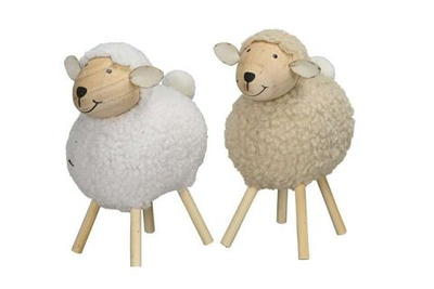 Декор "Овечка" в ассортименте 13x6,5x16см