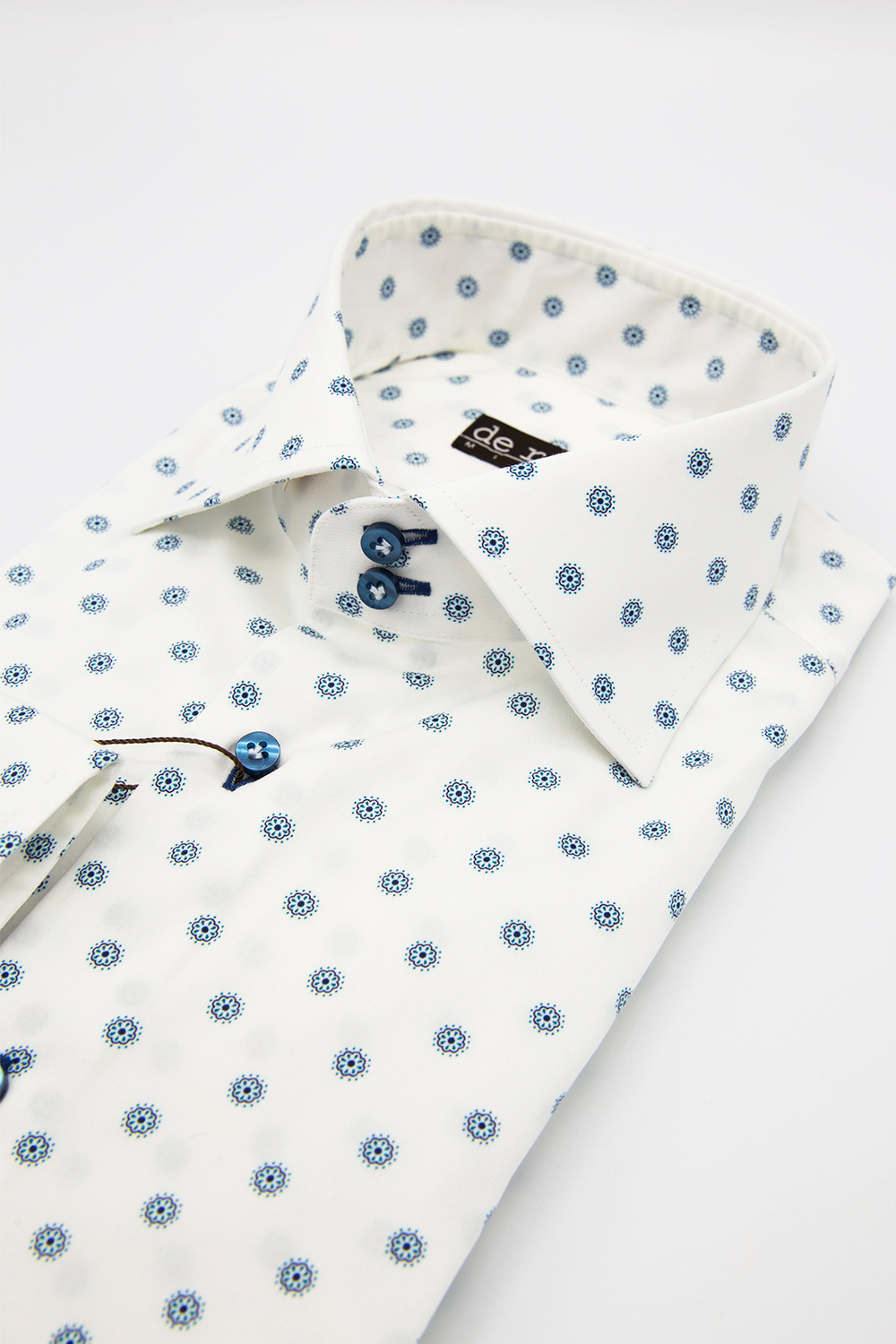 Рубашка белоснежная "Снежинки"