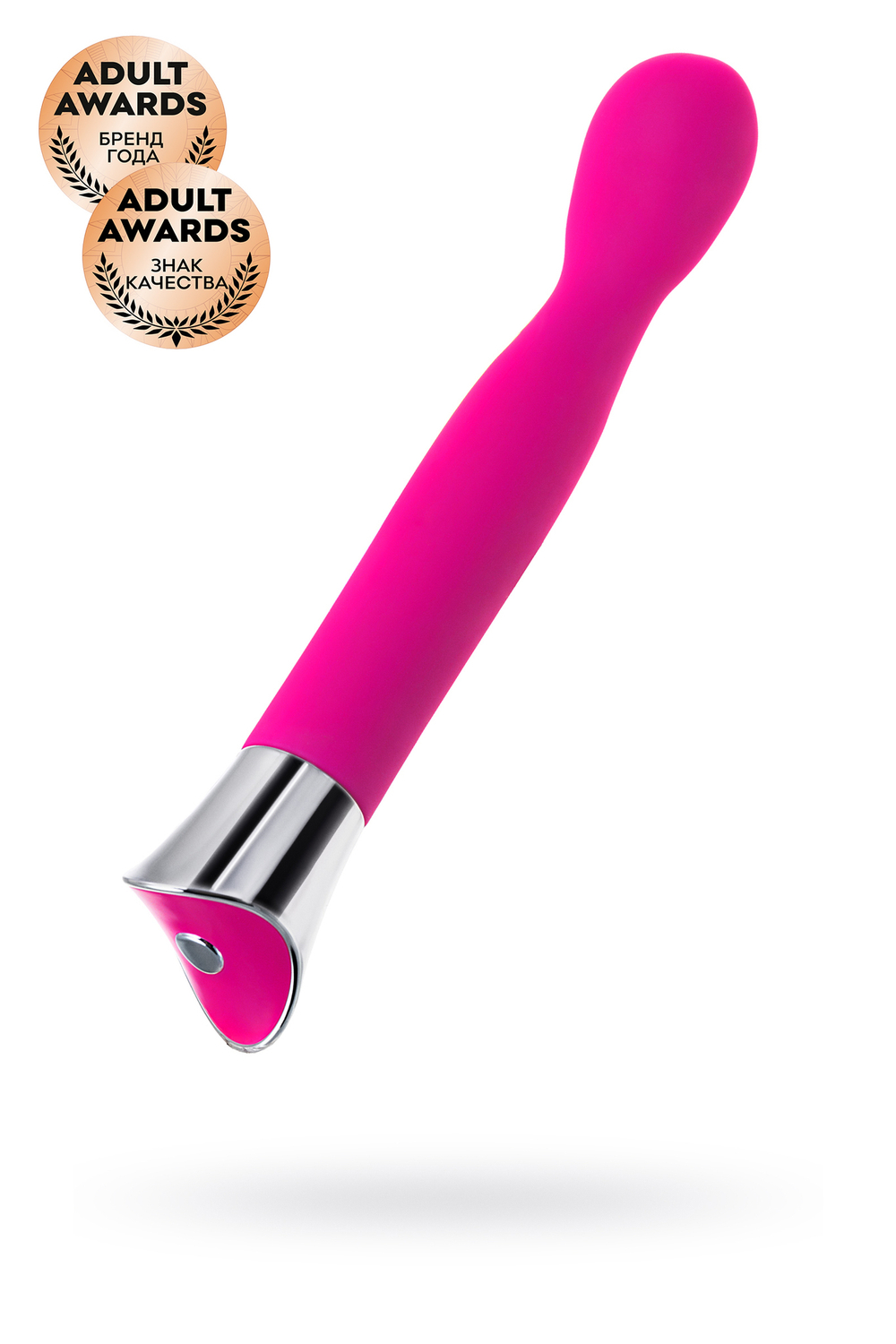 Стимулятор для точки G с гибкой головкой розовый 21,6 см