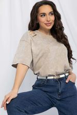 Футболка Микель (бежевая) Б13121-20М LT Collection