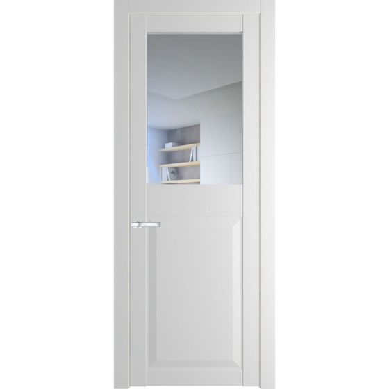 Межкомнатная дверь эмаль Profil Doors 1.6.2PD крем вайт остеклённая