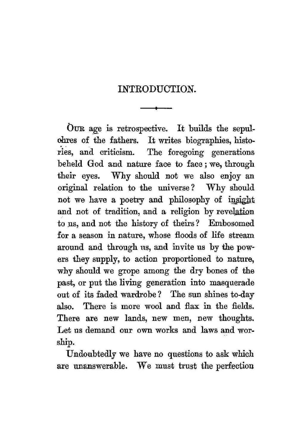 Nature, Addresses and Lectures | R.W. Emerson