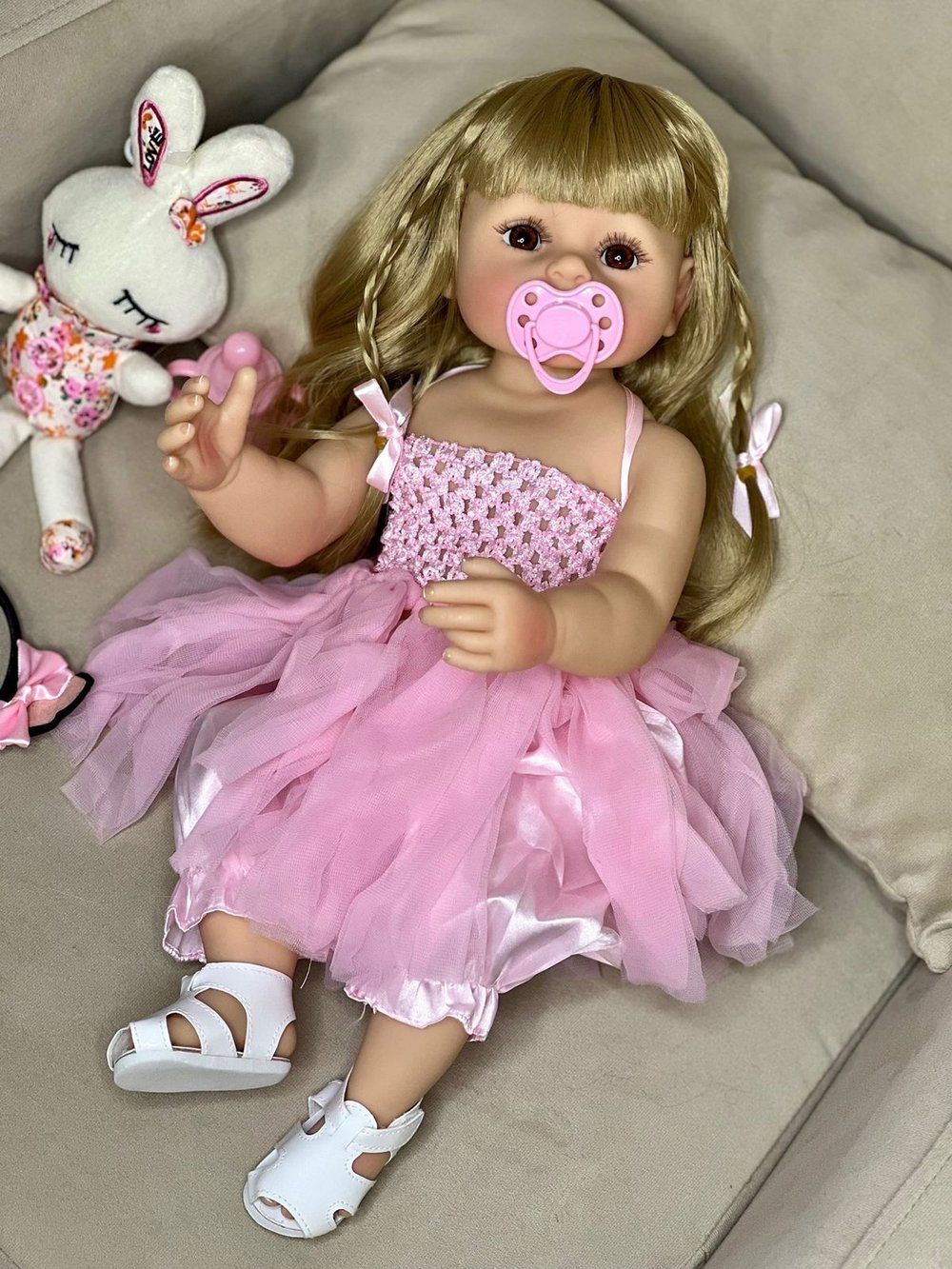 Кукла Реборн виниловая 48см в пакете (FA-063)