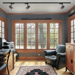 370412 PORT NT19 244 черный Светильник трековый однофазный трехжильный IP20 GU10 50W 220V PIPE