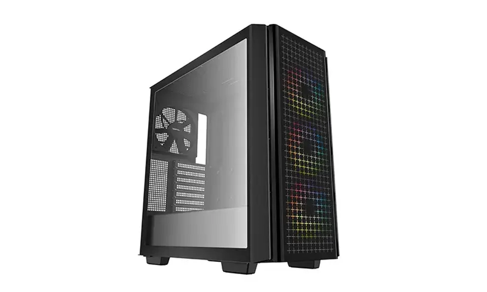 Корпус Deepcool CG540 R-CG540-BKAGE4-G-1 E-ATX/ATX/Micro ATX,USB 3.0*2,3*120mm ARGB/1*140mm,HD-Audio+Mic,Без Б/П,Черный